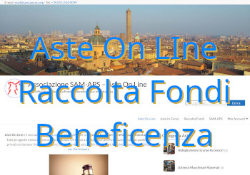 Aste On LIne di Raccolta Fondi Scopi Associativi